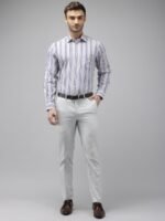 Van Heusen Pure Cotton Custom Fit Striped Formal Shirt