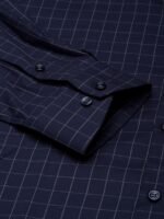 Van Heusen Slim Fit Checked Pure Cotton Formal Shirt