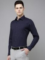 Van Heusen Slim Fit Checked Pure Cotton Formal Shirt