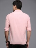 WROGN Men Pure Cotton Slim Fit Striped Casual Shirt