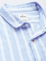 WROGN Men Slim Fit Striped Casual Shirt