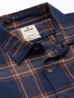 WROGN Pure Cotton Slim Fit Tartan Checks Opaque Casual Shirt