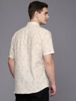 Allen Solly Pure Cotton Classic Fit Opaque Tropical Printed Casual Shirt