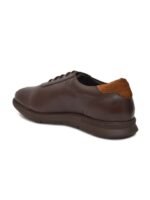 Alleviater Men Round Toe Leather Formal Oxfords