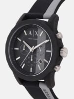 Armani Exchange Men Black Analogue Watch