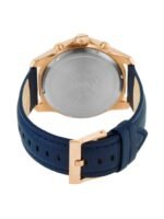 Armani Exchange Men Blue Dial & Blue Leather Straps Analogue Watch