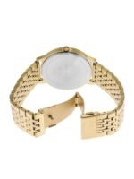 Armani Exchange Men Gold Toned Stainless Steel Bracelet Style Straps Analogue Watch