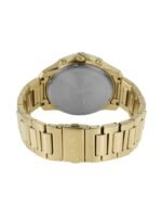 Armani Exchange Men Grey Dial & Gold Toned Stainless Steel Straps Analogue Watch AX1721