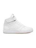 bacca bucci Men White Perforations Synthetic Leather Sneakers