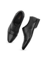 birgos Men Lace Up Genuine Leather Formal Oxfords