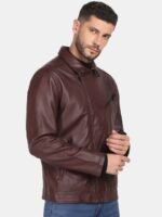 Blackberrys Men Leather Biker Jacket