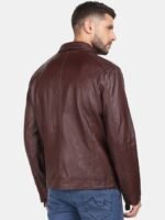 Blackberrys Men Leather Biker Jacket