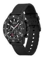 BOSS Men Brass Dial & Analogue Chronograph Solar Powered Watch 1513918