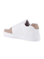 Campus Men Off White Colourblocked PU Sneakers