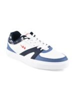 Campus Men White Colourblocked PU Sneakers