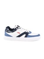 Campus Men White Colourblocked PU Sneakers