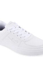 Campus Men White PU Sneakers