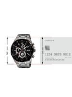 Casio Edifice Men Black Analogue watch EX191 EFR-539D-1AVUDF