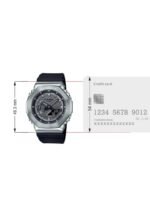 CASIO G-SHOCK Men Grey Dial & Black Straps Analogue and Digital Watch G1159 GM-2100-1ADR