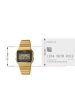 CASIO Unisex Gold-Toned Digital Watch D198 A700WG-9ADF