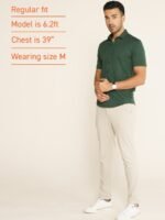 DAMENSCH Men Constant Cotton Thermo-regulating Pique Shirt