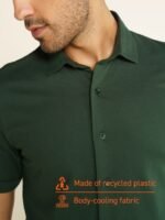 DAMENSCH Men Constant Cotton Thermo-regulating Pique Shirt