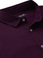 Dennis Lingo Men Purple Slim Fit Casual Shirt