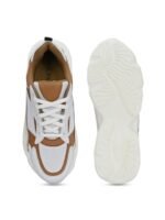 El Paso Men Colourblocked Lightweight Leather Sneakers