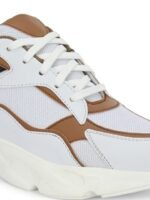 El Paso Men Colourblocked Lightweight Leather Sneakers