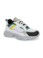 El Paso Men Colourblocked Lightweight Leather Sneakers