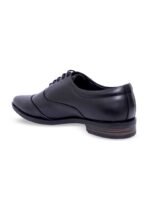 Fashion Victim Men Black Solid Leather Oxfords