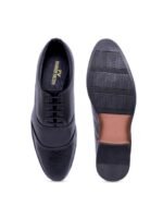 Fashion Victim Men Black Solid Leather Oxfords