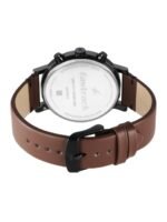 Fastrack Men Textured Dial & Leather Straps Analogue Watch 3287NL01