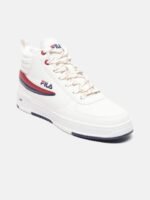 FILA Men Striped Mid Top Lightweight Sneakers