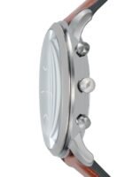 Fossil Men Black Neutra Leather Analogue Watch With Chronograph FS5512IT