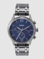 Fossil Men Navy Blue Analogue Watch BQ2401