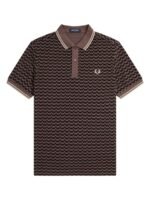 Fred Perry Men Checked Polo Collar Pockets T-shirt