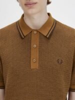 Fred Perry Men Polka Dot Polo Collar T-shirt