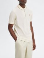 Fred Perry Men Polo Collar Applique T-shirt