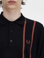 Fred Perry Men Striped Polo Collar Pockets T-shirt