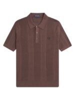 Fred Perry Men Striped Polo Collar T-shirt