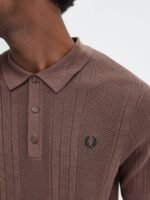 Fred Perry Men Striped Polo Collar T-shirt