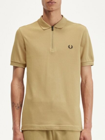 Fred Perry Polo Collar Cotton T-shirt