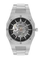 French Connection Men Skeleton Dial Bracelet Straps Automatic Watch FCA02-1