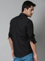 FUBAR Spread Collar Slim Fit Casual Shirt