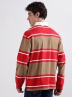 GANT Relaxed Fit Variegated Striped Polo T-shirt