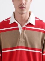 GANT Relaxed Fit Variegated Striped Polo T-shirt