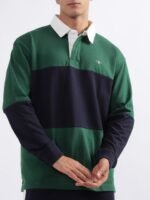 GANT Relaxed Fit Variegated Striped Polo T-shirt