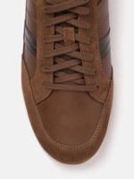 Geox Men Colourblocked Leather Sneakers