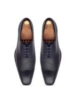 GRIFFIN Men Navy Blue Formal Oxfords